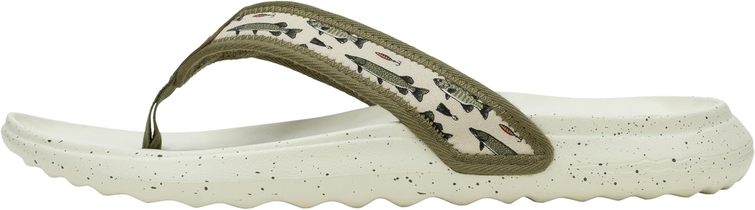 Мужские сандалии-шлепанцы HEYDUDE Myers Flip Classic Black/Black, Fish Lure Tan/Multi
Мужские сандалии-шлепанцы HEYDUDE Myers Flip Classic Black/Black, Fish Lure Tan/Multi