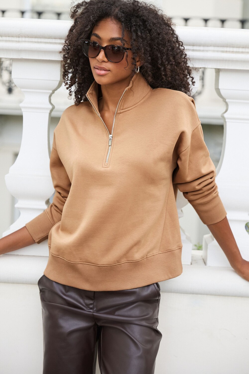 Толстовка Essential с короткой молнией Next, бежевый
Толстовка Essential с короткой молнией Next, бежевый