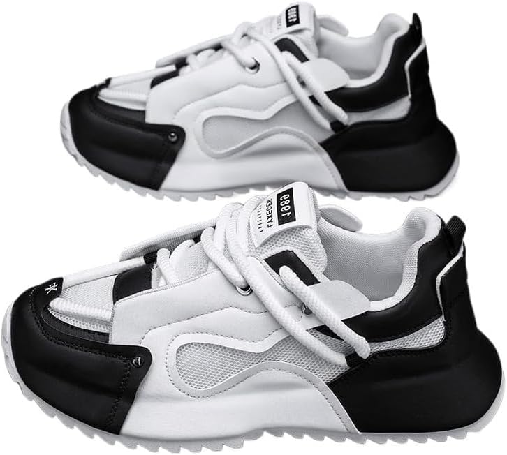 Мужские модные спортивные кроссовки Hhhchpm с шнуровкой и противоскользящей подошвой, подходят для тренировок на улице и фитнеса, белый/черный
Мужские модные спортивные кроссовки Hhhchpm с шнуровкой и противоскользящей подошвой, подходят для тренировок на улице и фитнеса, белый/черный