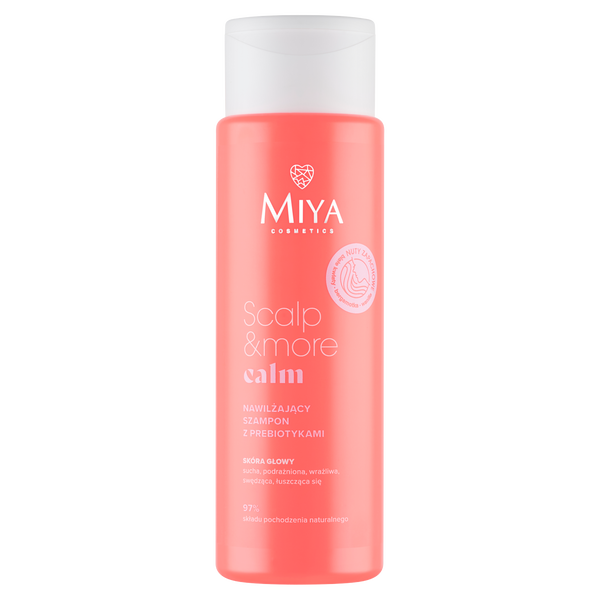 Увлажняющий шампунь с пребиотиками для волос, 300 мл Miya Cosmetics Scalp&More calm
Увлажняющий шампунь с пребиотиками для волос, 300 мл Miya Cosmetics Scalp&More calm