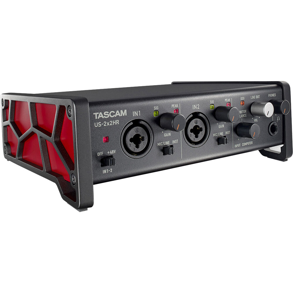 Аудио/MIDI-интерфейс TASCAM US-2x2HR USB-C
Аудио/MIDI-интерфейс TASCAM US-2x2HR USB-C