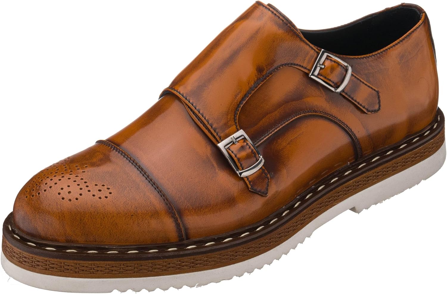 Мужские слипоны DALGALA Tabac из кожи с ручной отделкой, с двойной пряжкой, подошва EVA, легкие повседневные туфли
Мужские слипоны DALGALA Tabac из кожи с ручной отделкой, с двойной пряжкой, подошва EVA, легкие повседневные туфли