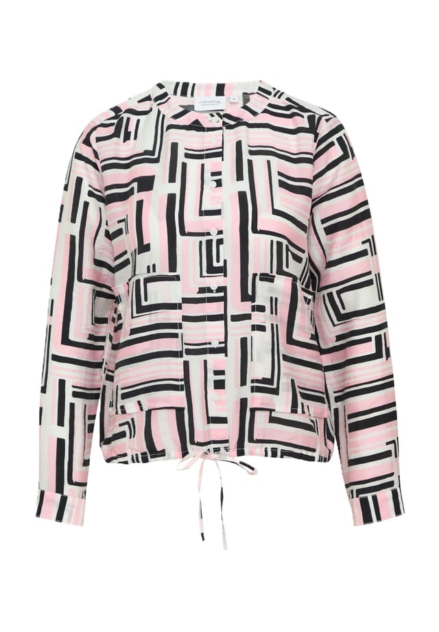 Блузка-Рубашка с воротником-стойкой и накладными карманами Comma, Casual Identity, розовый
Блузка-Рубашка с воротником-стойкой и накладными карманами Comma, Casual Identity, розовый