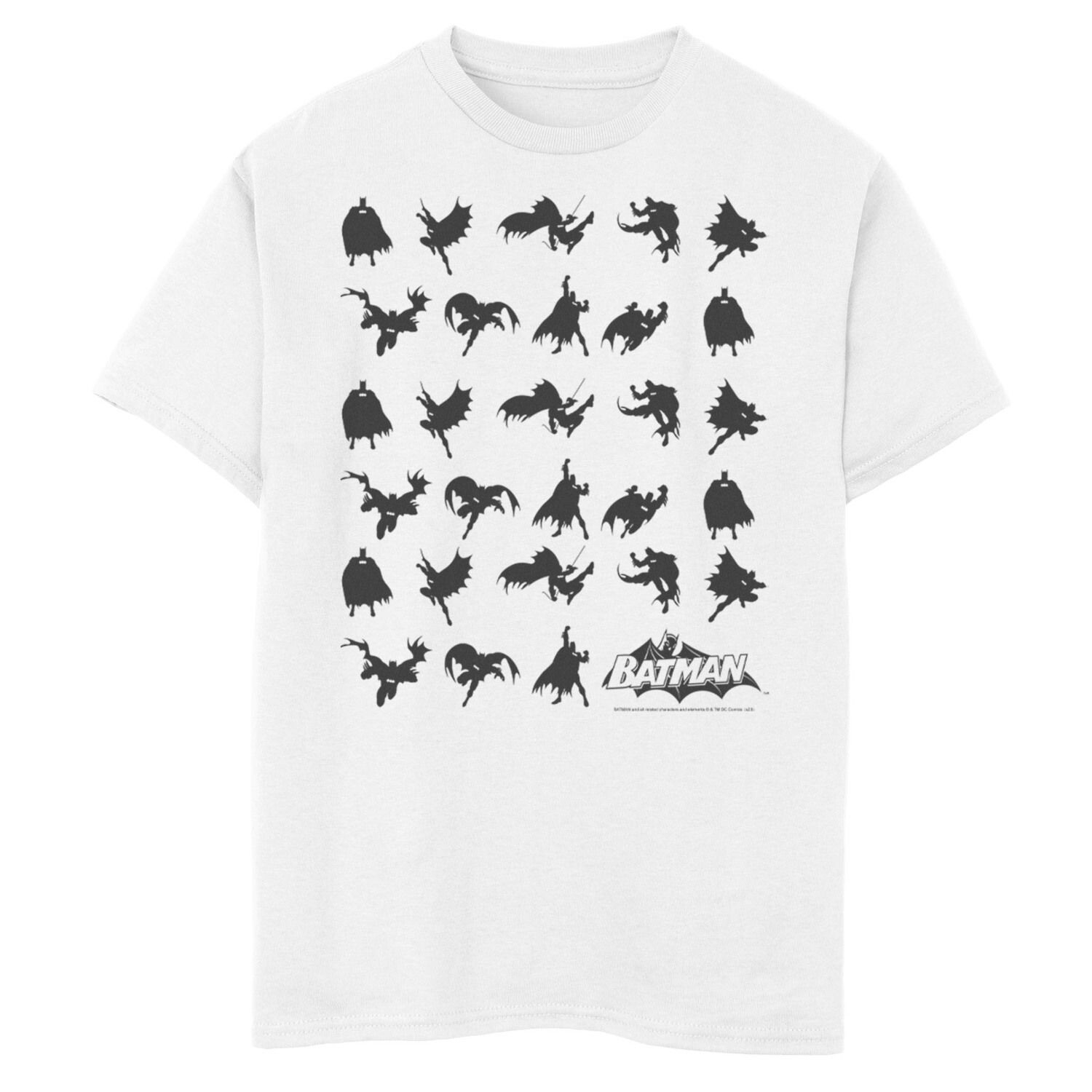 Футболка с изображением силуэта Бэтмена в позах DC Comics для мальчиков 8–20 лет Licensed Character
Футболка с изображением силуэта Бэтмена в позах DC Comics для мальчиков 8–20 лет Licensed Character