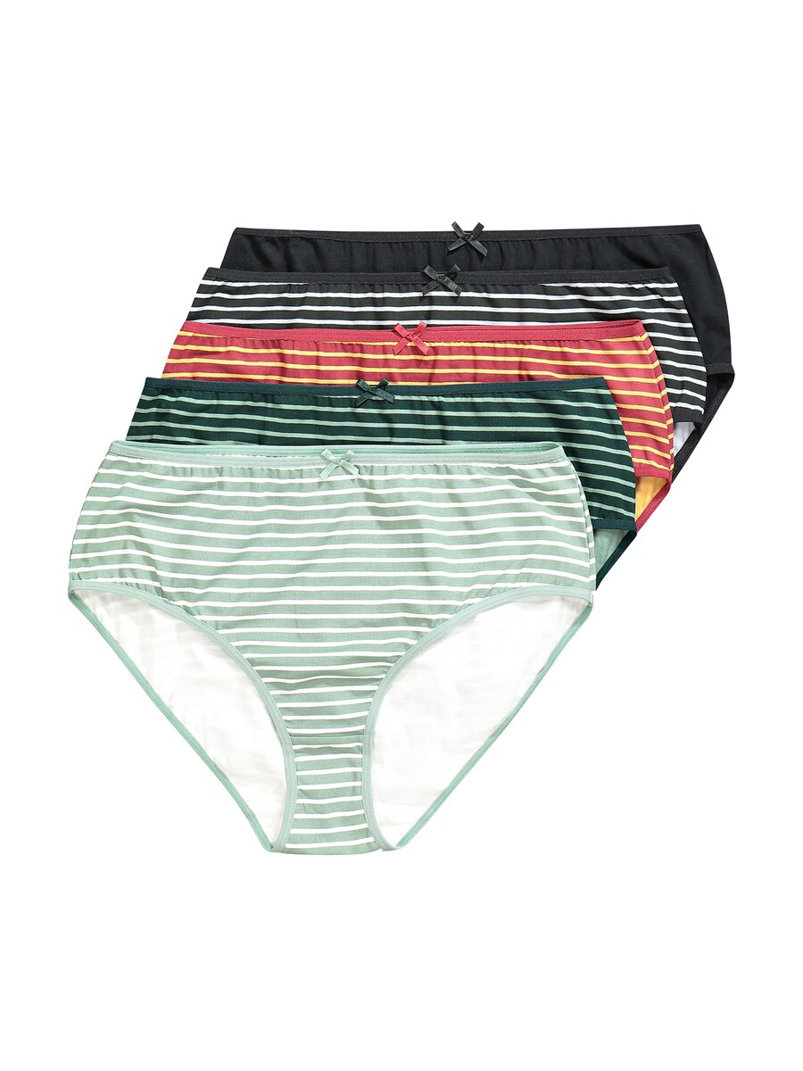 Трусы Ulla Popken, Dark green/Red/Black 
Трусы Ulla Popken, Dark green/Red/Black