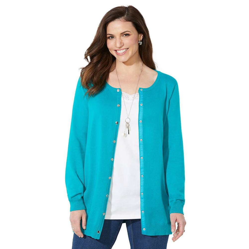 Женский кардиган больших размеров Catherines The Timeless кардиган, цвет Waterfall
Женский кардиган больших размеров Catherines The Timeless кардиган, цвет Waterfall
