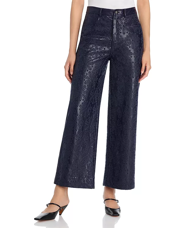 Джинсы Cinq a sept с вышивкой, из искусственной кожи, с высокой посадкой, темно-синего цвета. Cinq À Sept, синий
Джинсы Cinq a sept с вышивкой, из искусственной кожи, с высокой посадкой, темно-синего цвета. Cinq À Sept, синий