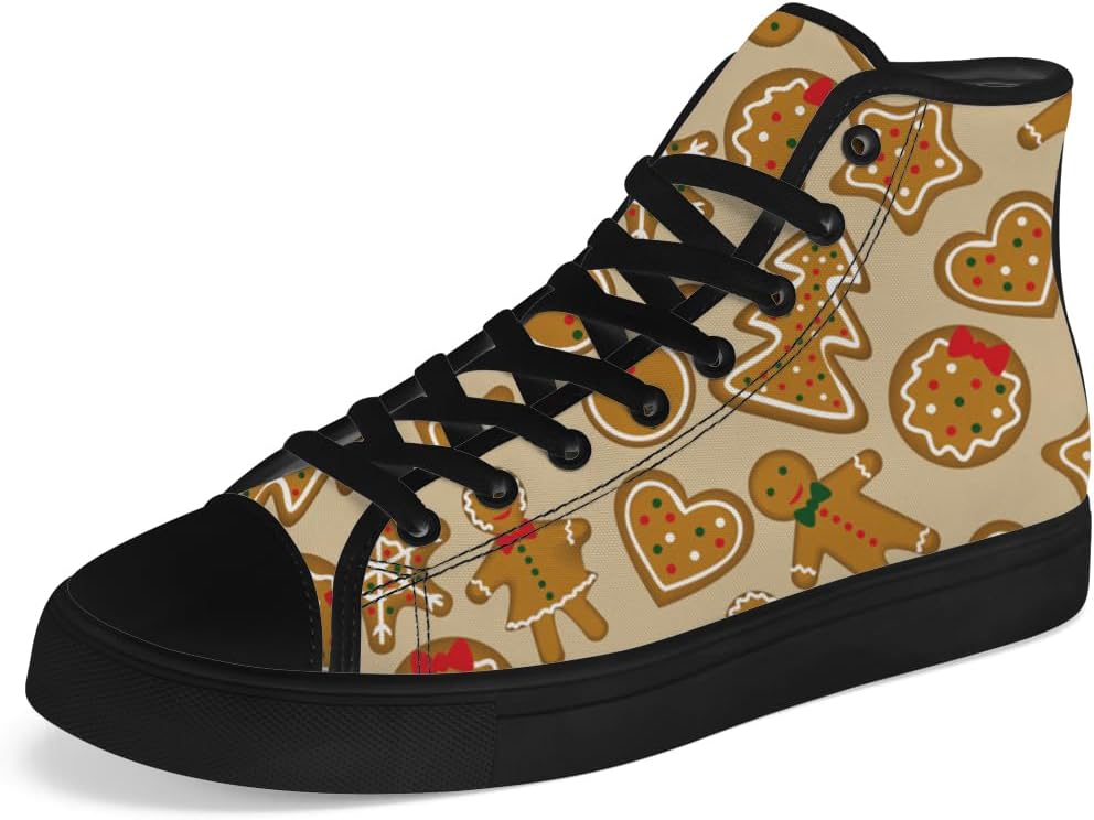 Детские высокие кеды Chebing для мальчиков и девочек с принтом рождественских печений, на шнуровке, повседневные холщовые кроссовки, 613 Brown
Детские высокие кеды Chebing для мальчиков и девочек с принтом рождественских печений, на шнуровке, повседневные холщовые кроссовки, 613 Brown