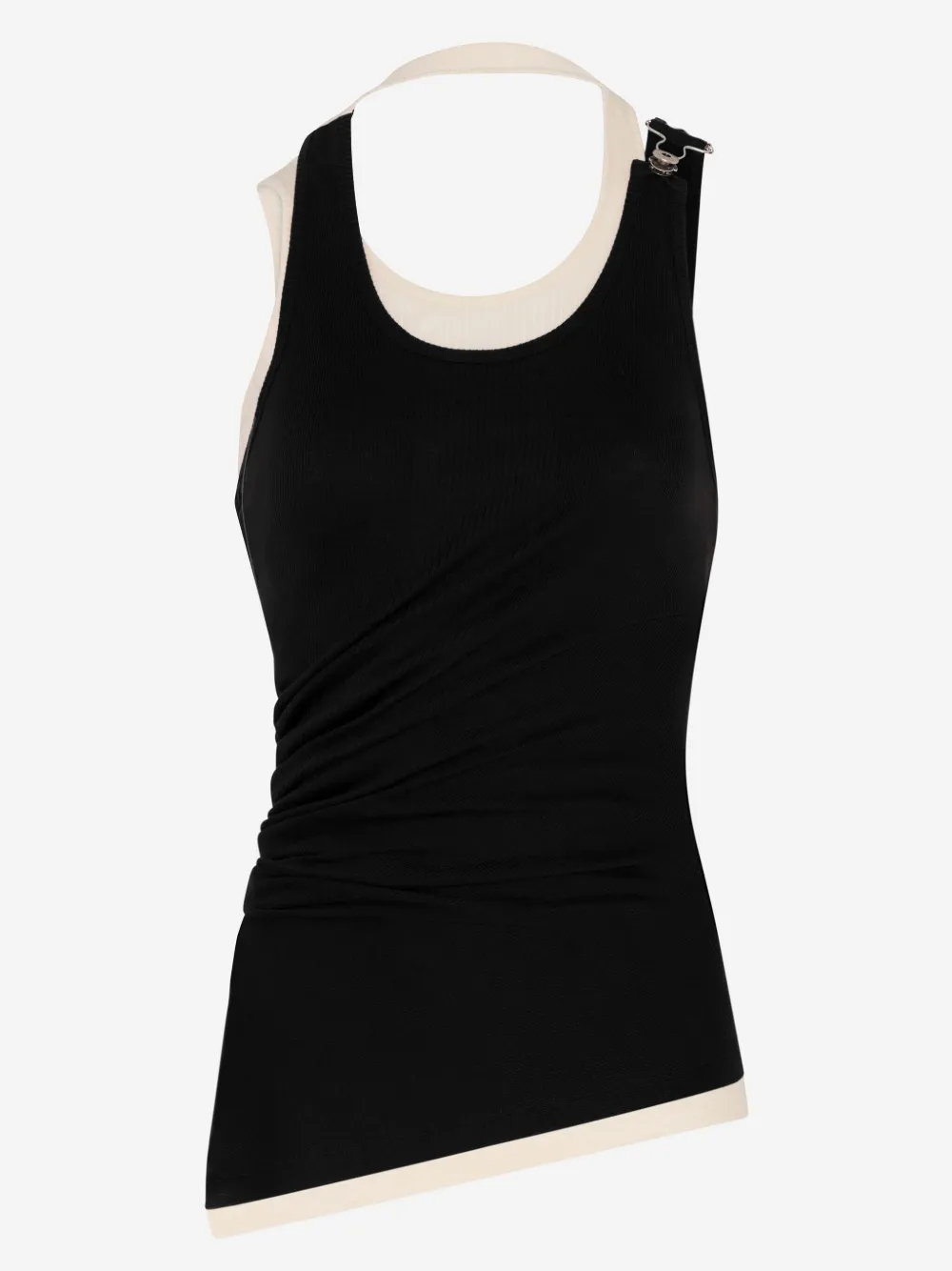 Многослойный топ без рукавов Jean Paul Gaultier, черный
Многослойный топ без рукавов Jean Paul Gaultier, черный