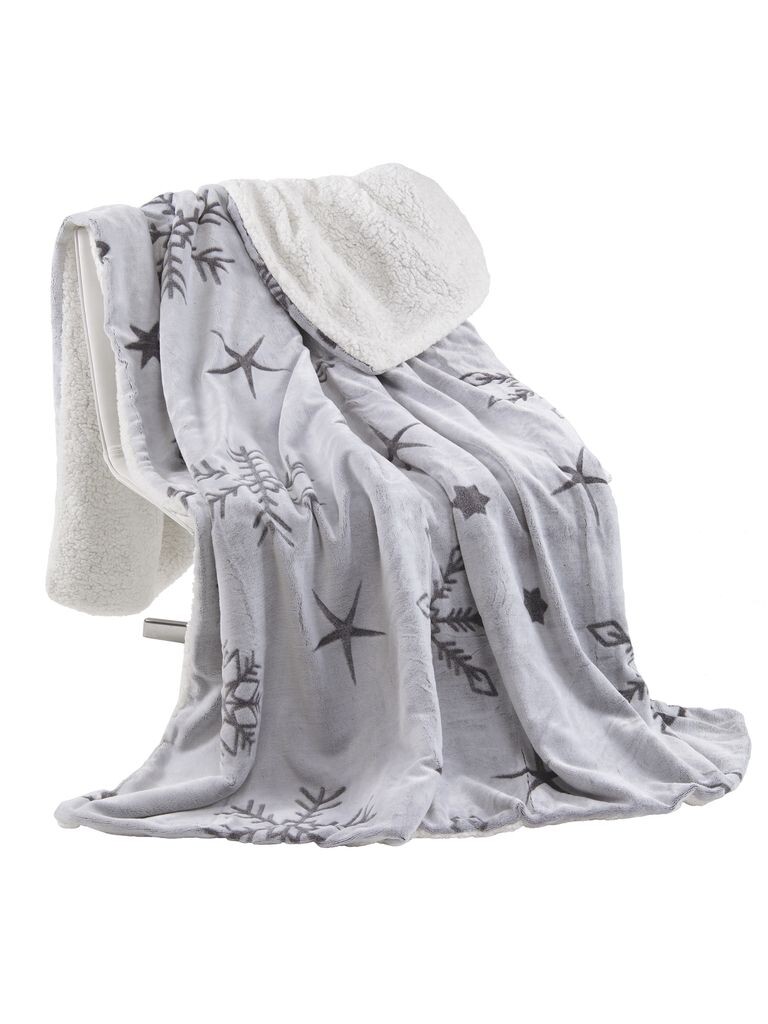 Мягкое одеяло Кашемир/Sherpa Snowflake Cream - одеяло 150x200 см Arle-Living, серый
Мягкое одеяло Кашемир/Sherpa Snowflake Cream - одеяло 150x200 см Arle-Living, серый