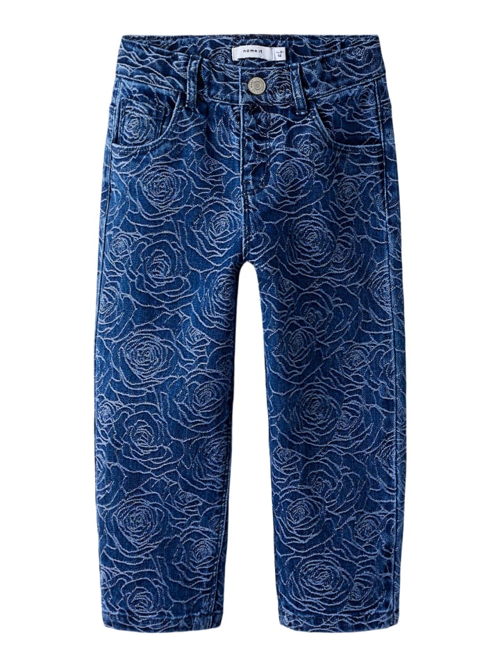 Джинсы из темно-синего денима name it
Джинсы из темно-синего денима name it