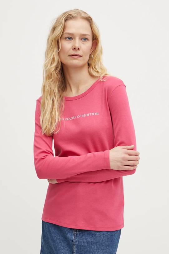 Хлопковая водолазка United Colors Of Benetton, розовый
Хлопковая водолазка United Colors Of Benetton, розовый