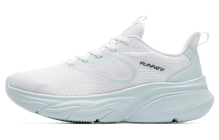 Кроссовки женские с низким верхом, белые/синие Qiaodan
Кроссовки женские с низким верхом, белые/синие Qiaodan