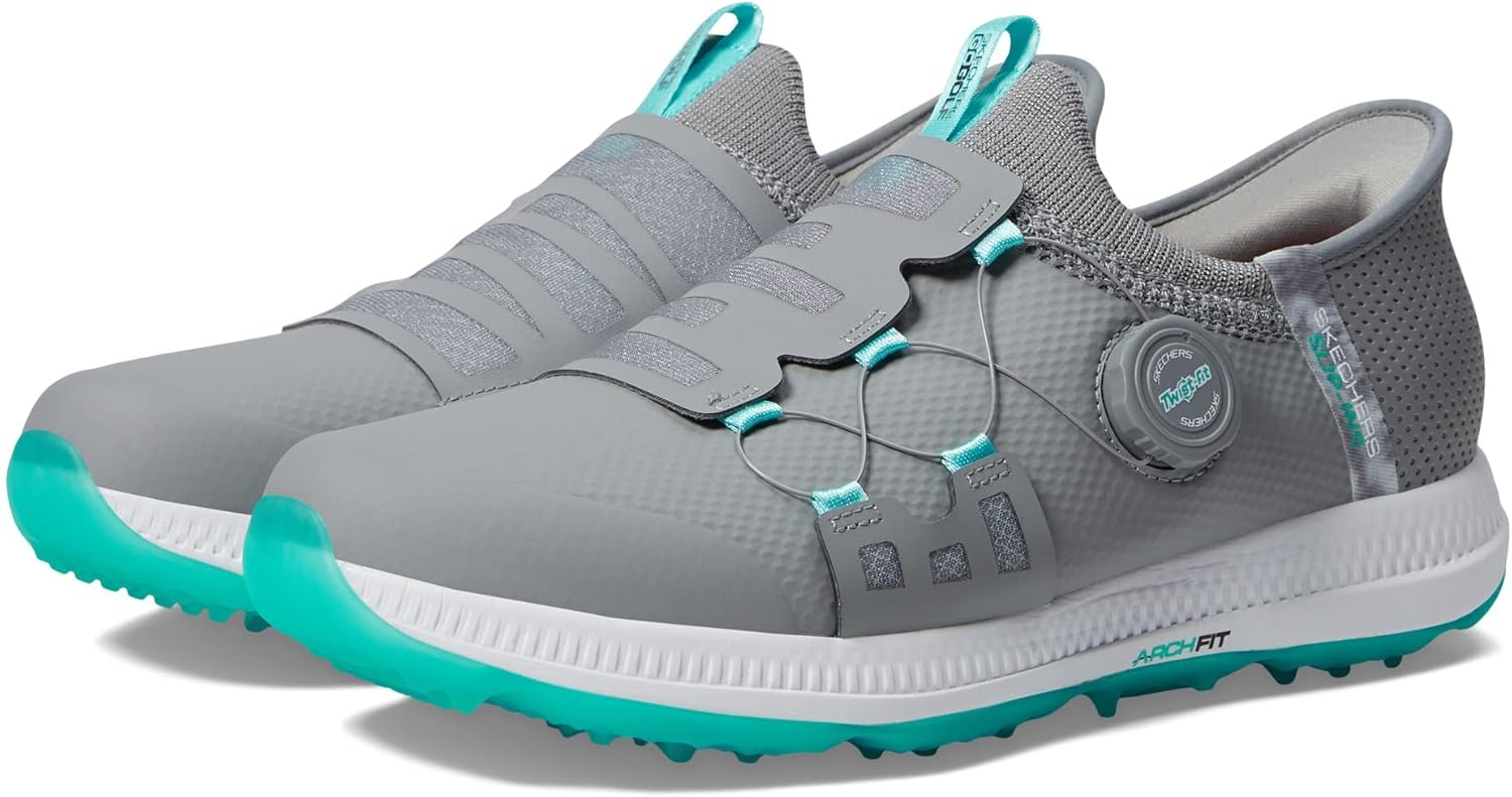 Женские гольф-туфли Skechers Go Golf Elite 5 Arch Fit водонепроницаемые с удобной посадкой, серый
Женские гольф-туфли Skechers Go Golf Elite 5 Arch Fit водонепроницаемые с удобной посадкой, серый
