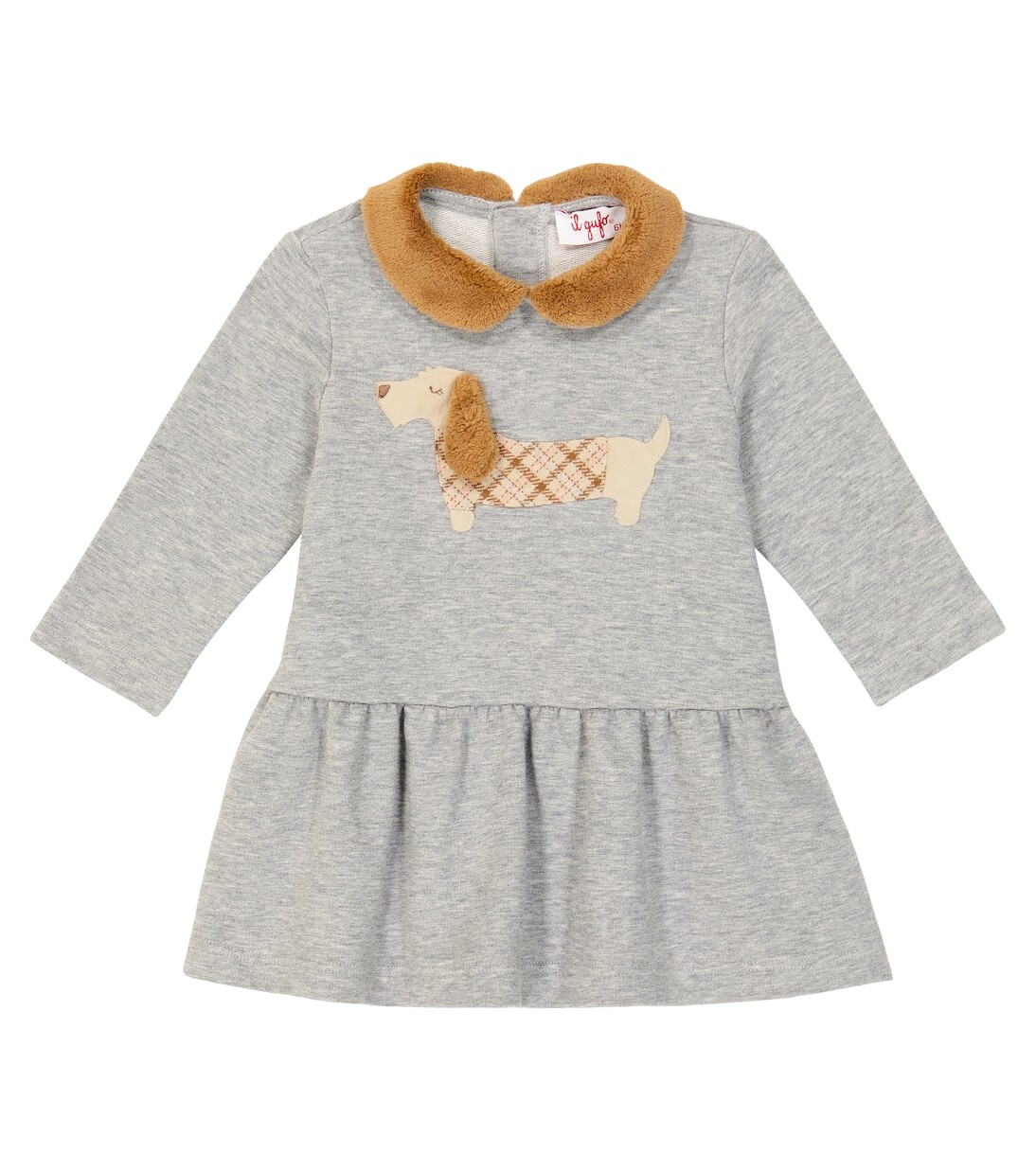 Платье из хлопкового джерси с детским принтом Il Gufo, мультиколор
Платье из хлопкового джерси с детским принтом Il Gufo, мультиколор