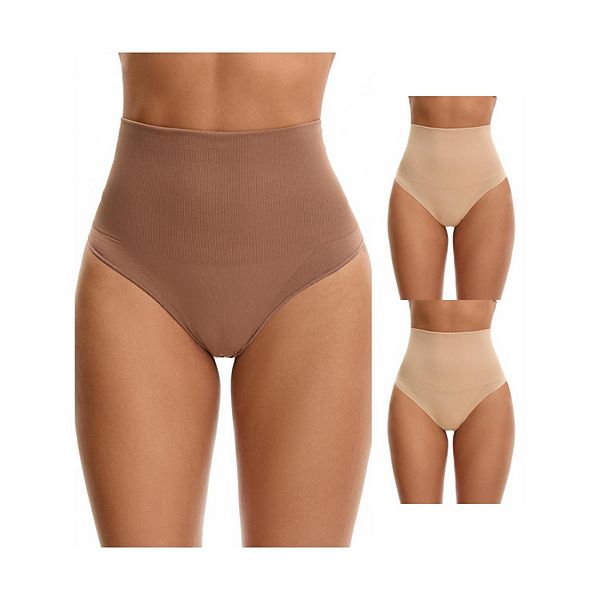 3 пачки женских стрингов-утягивающего белья для контроля живота с высокой талией Inspire Chic, Beige Coffee
3 пачки женских стрингов-утягивающего белья для контроля живота с высокой талией Inspire Chic, Beige Coffee