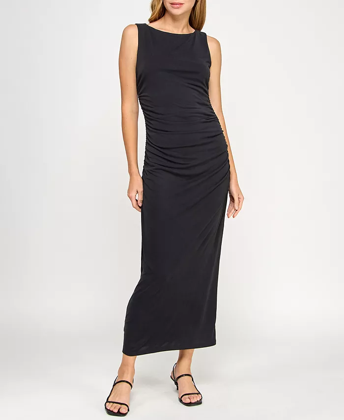 Платье-футляр миди из джерси без рукавов для юниоров LEYDEN, черный
Платье-футляр миди из джерси без рукавов для юниоров LEYDEN, черный