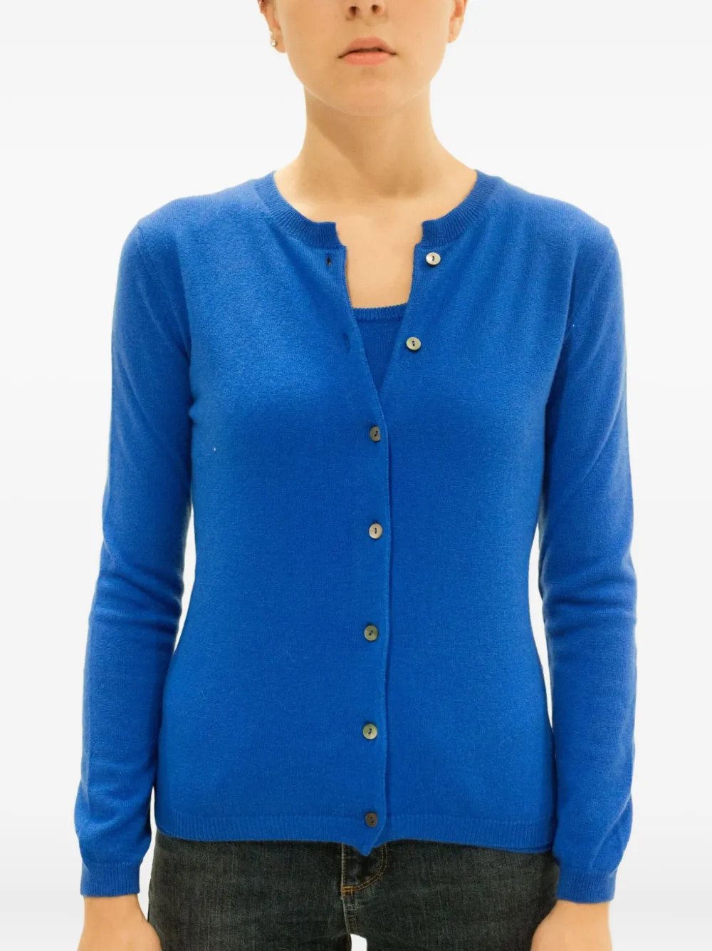 Кашемировый кардиган на пуговицах La Rose, синий
Кашемировый кардиган на пуговицах La Rose, синий