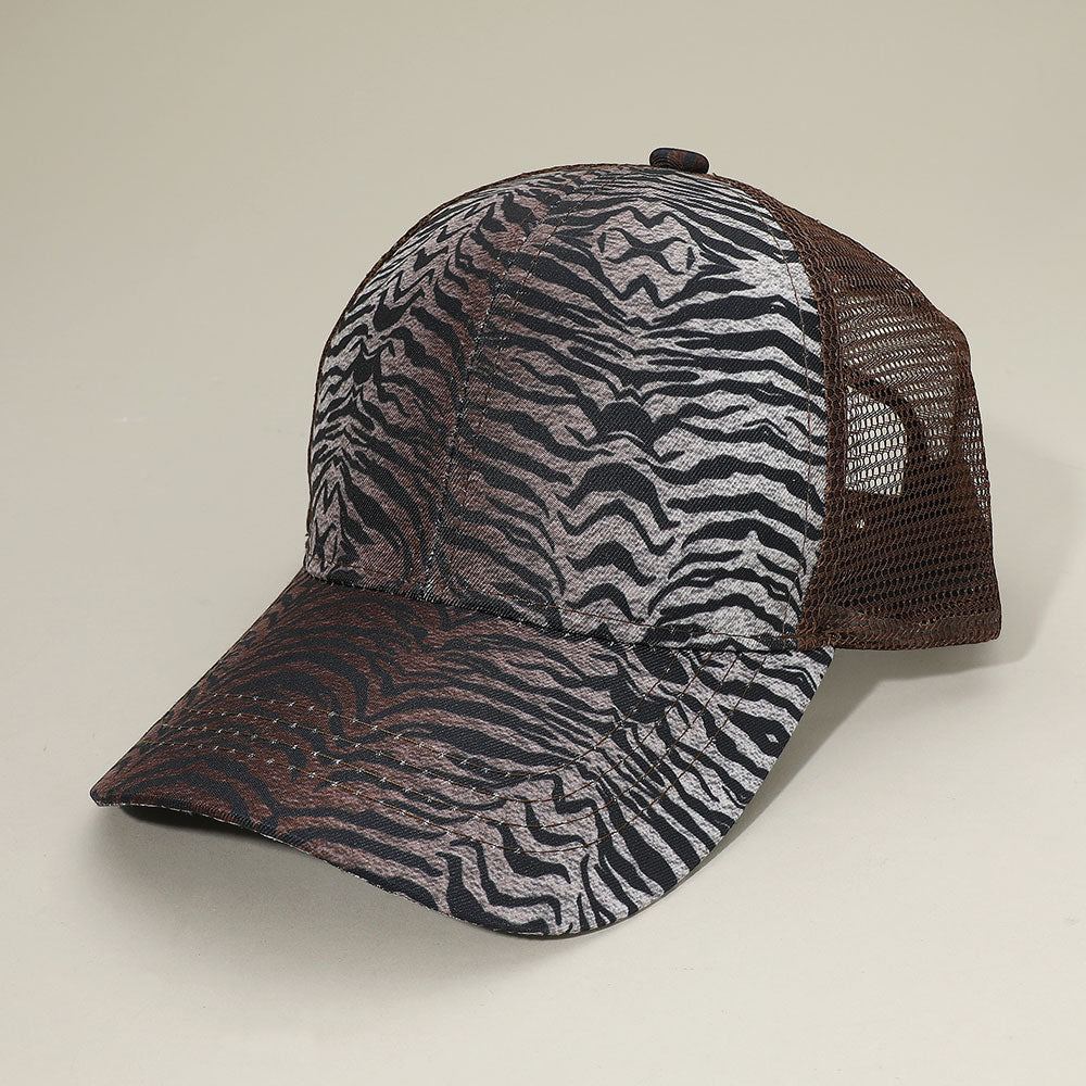Бейсболка с сетчатой задней частью и зебровым принтом FASHNZFAB, коричневый
Бейсболка с сетчатой задней частью и зебровым принтом FASHNZFAB, коричневый