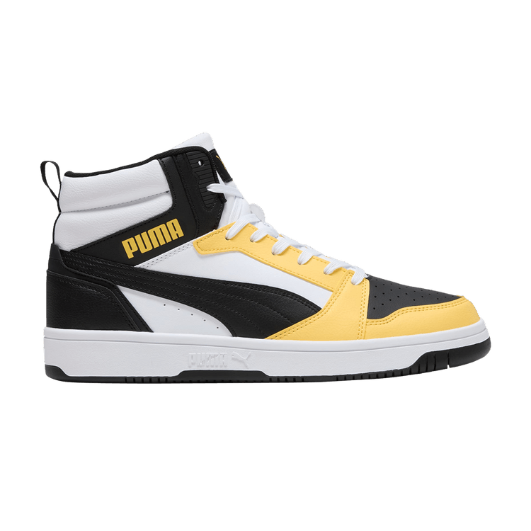 Кроссовки Rebound Mid 'White Black Sunny Yellow', белый
Кроссовки Rebound Mid 'White Black Sunny Yellow', белый