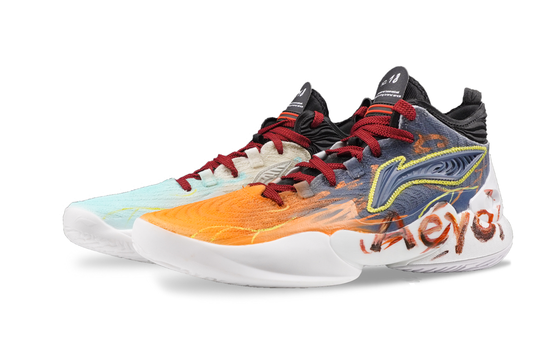 LINING Баскетбольные кроссовки YuShuai 18 с износостойким и нескользящим покрытием, низкие, мужские, сине-оранжевые, разные цвета
LINING Баскетбольные кроссовки YuShuai 18 с износостойким и нескользящим покрытием, низкие, мужские, сине-оранжевые, разные цвета