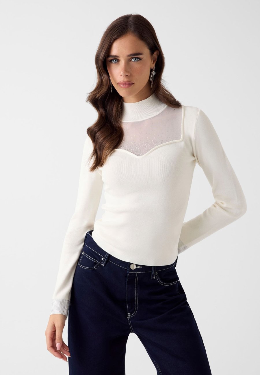 Джемпер Guess LS MN LUCY RHINESTONES SWTR, Weiß/White
Джемпер Guess LS MN LUCY RHINESTONES SWTR, Weiß/White