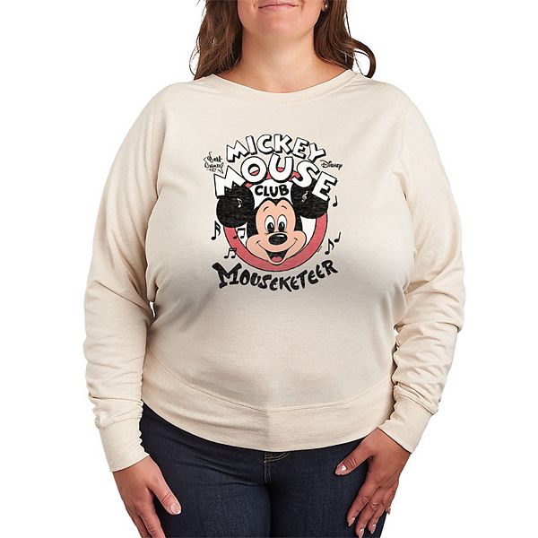 Футболка с длинным рукавом Mickey Mouse Club Mouseketeer из французского футера Plus size Disney, Beige
Футболка с длинным рукавом Mickey Mouse Club Mouseketeer из французского футера Plus size Disney, Beige
