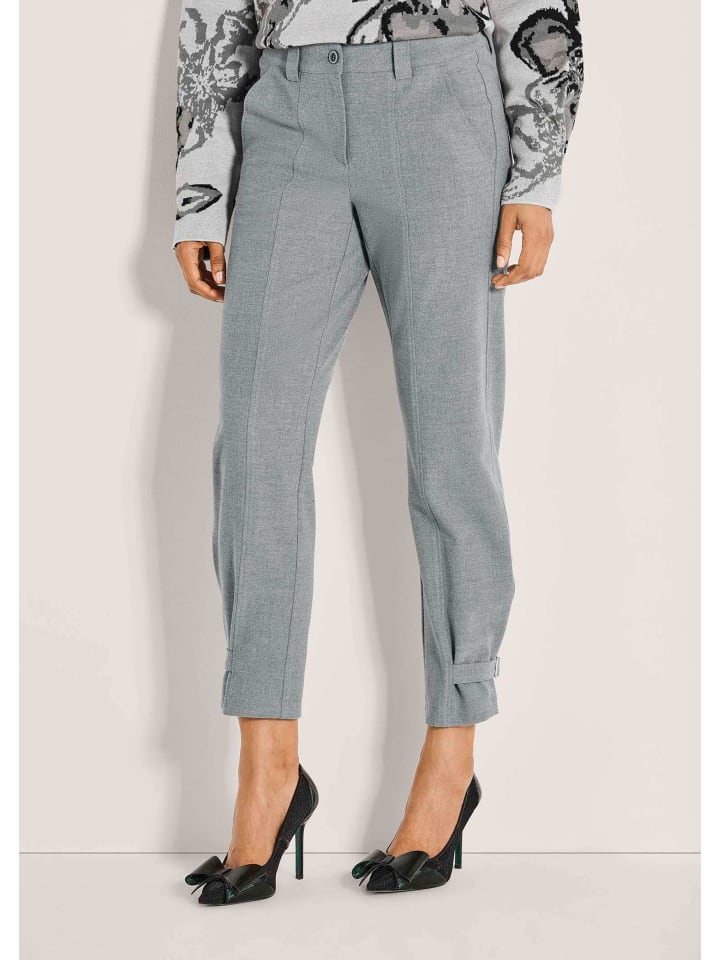 MADELEINE Деловые брюки средней посадки, длина 7/8, цвет серо-меланжевый
MADELEINE Деловые брюки средней посадки, длина 7/8, цвет серо-меланжевый