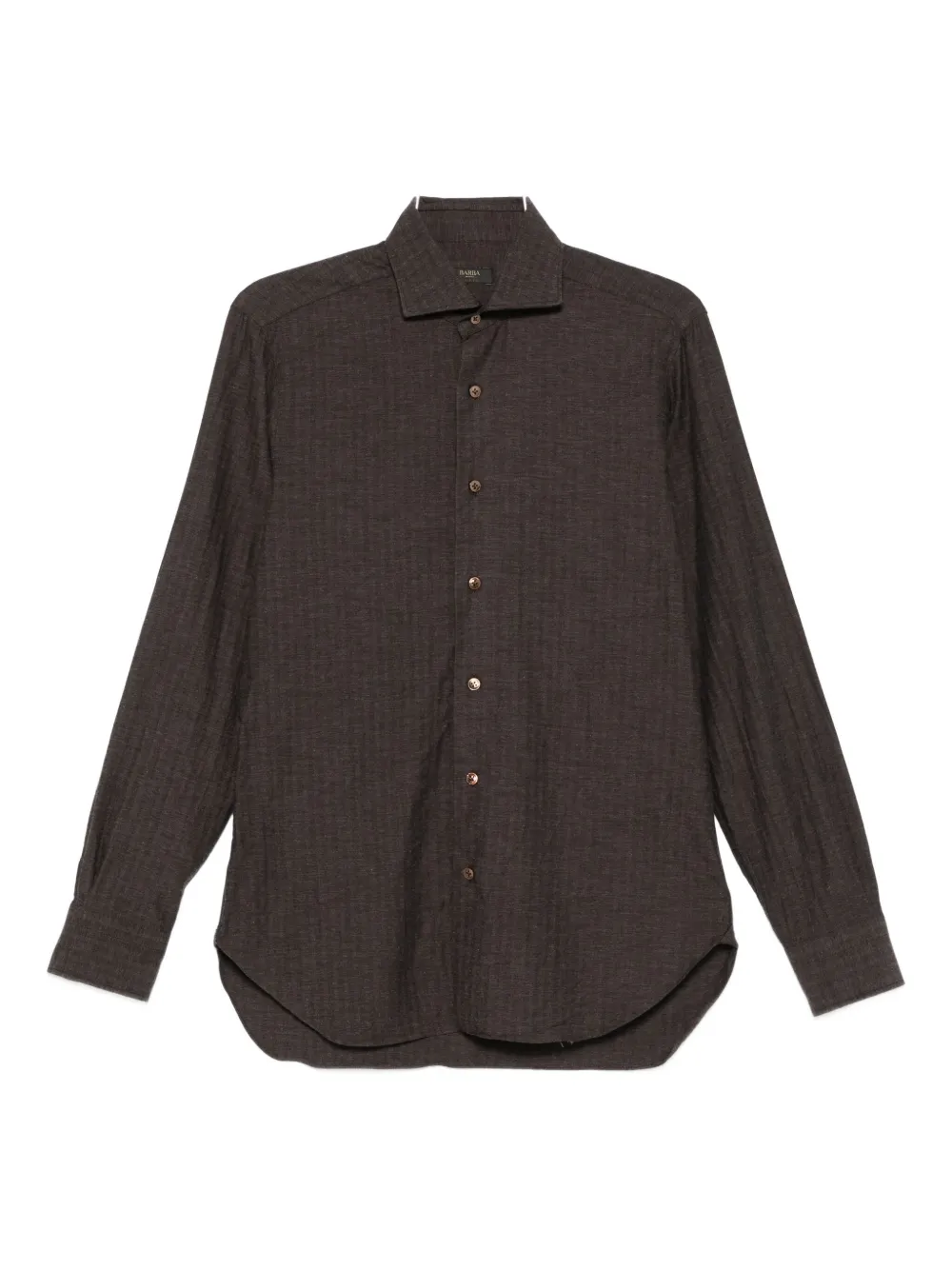 Рубашка из текстурированного хлопка Barba, коричневый
Рубашка из текстурированного хлопка Barba, коричневый