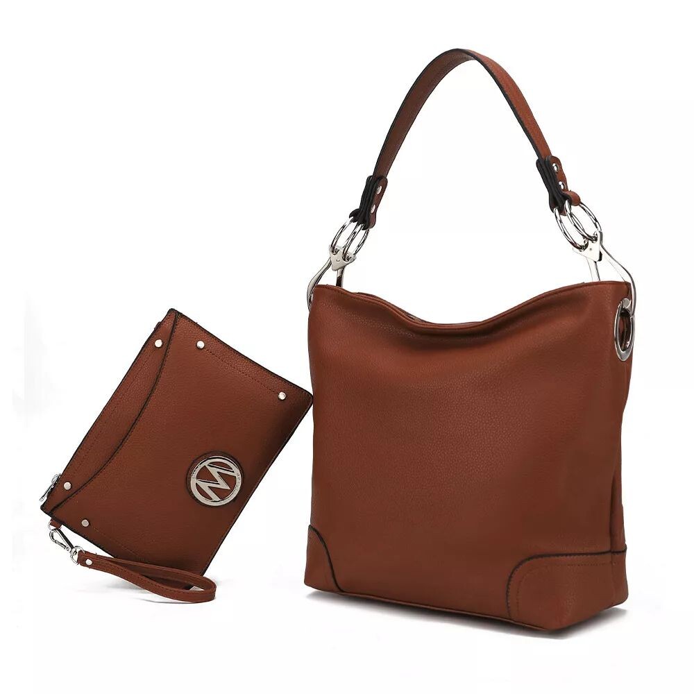 Женская сумка-хобо из веганской кожи MKF Collection Viviana с ремешком от Mia K, 2 шт. MKF Collection, светло-синий 
Женская сумка-хобо из веганской кожи MKF Collection Viviana с ремешком от Mia K, 2 шт. MKF Collection, светло-синий