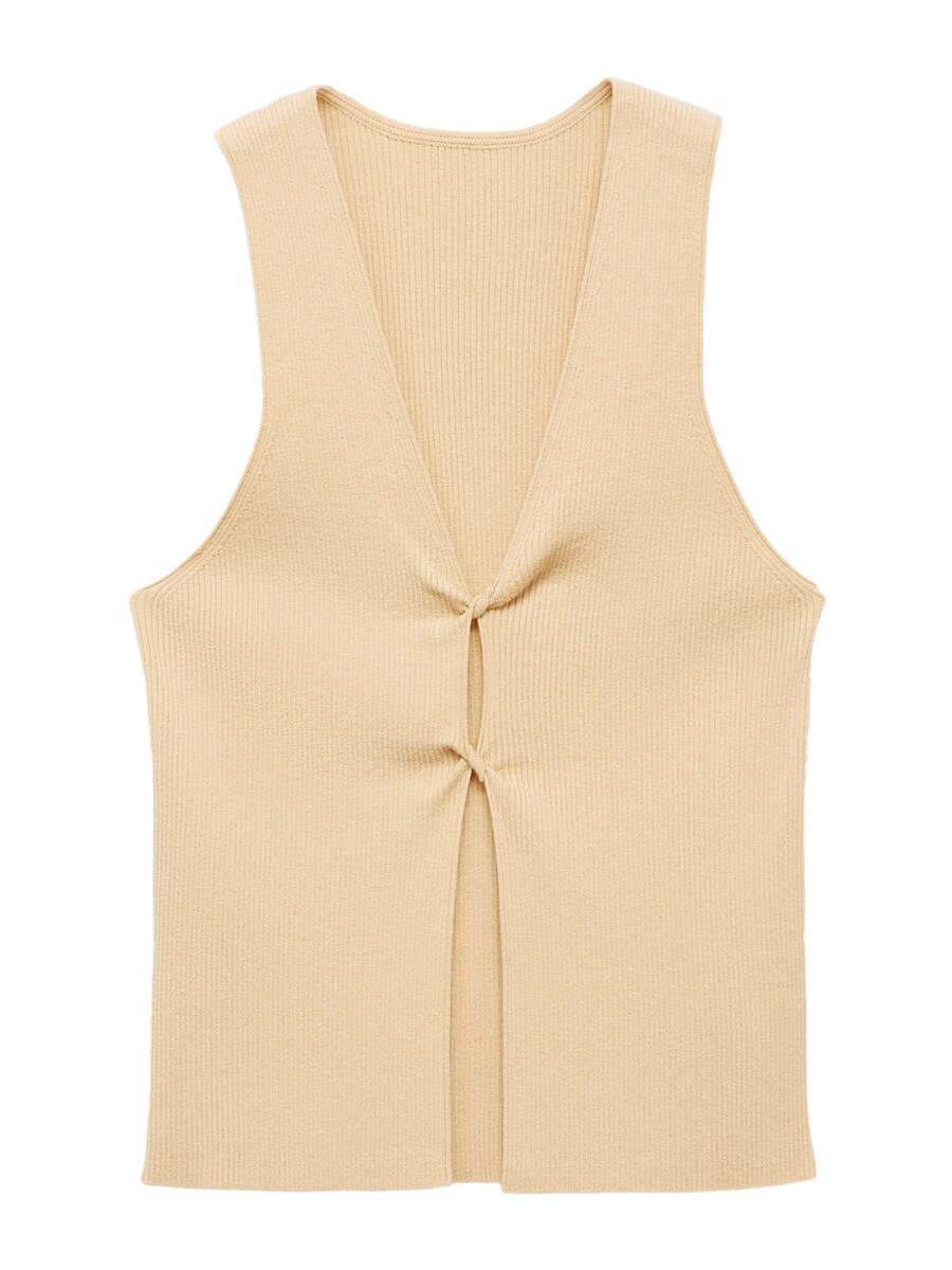 Вязаный топ MANGO CHACHI, бежевый
Вязаный топ MANGO CHACHI, бежевый