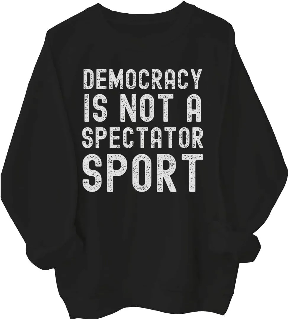 Толстовка Democracy Is Not A Spectator Sport для женщин и мужчин Batclock
Толстовка Democracy Is Not A Spectator Sport для женщин и мужчин Batclock