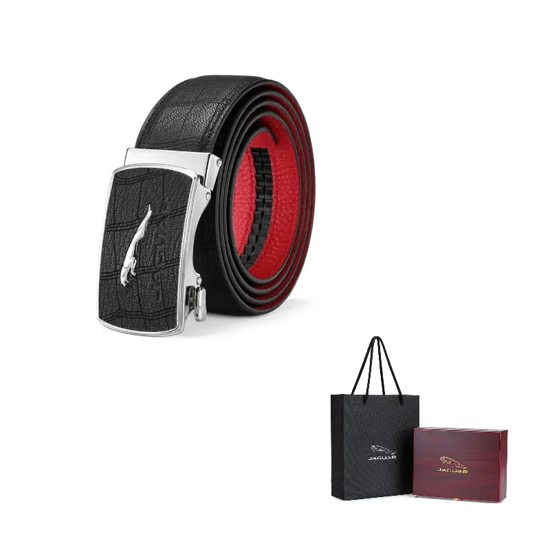 JAGUAR Мужской кожаный ремень из оленьей кожи с автоматической пряжкой для делового стиля черный шириной 3.5 см, Black
JAGUAR Мужской кожаный ремень из оленьей кожи с автоматической пряжкой для делового стиля черный шириной 3.5 см, Black