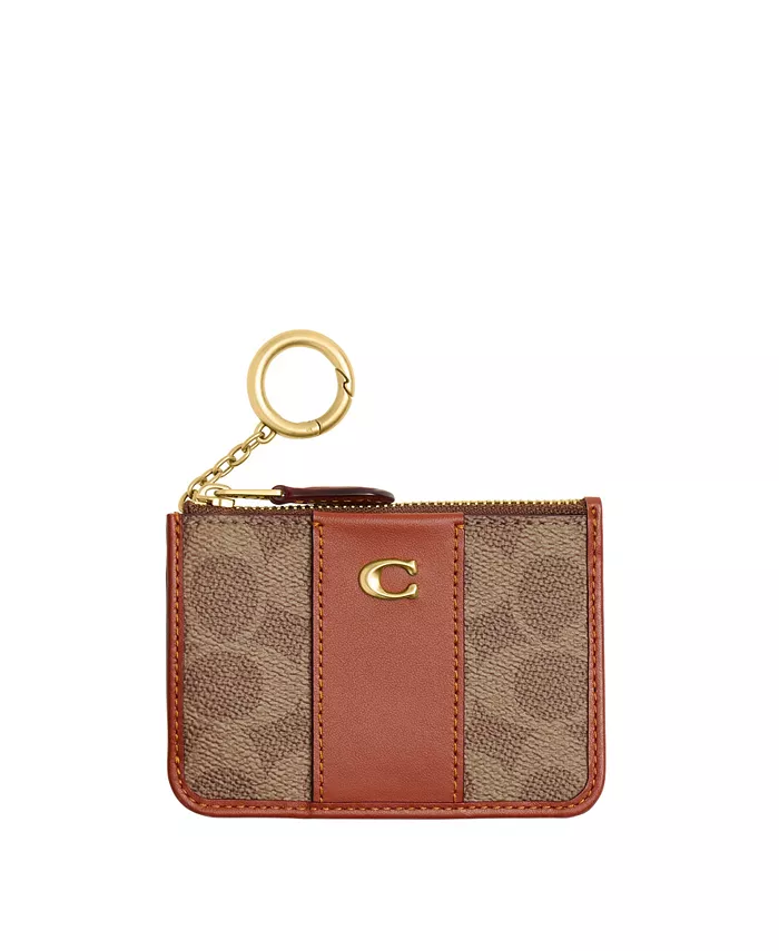 Мини-визитница Essential для ID-карт из фирменного лакированного полотна Signature COACH, мультиколор
Мини-визитница Essential для ID-карт из фирменного лакированного полотна Signature COACH, мультиколор