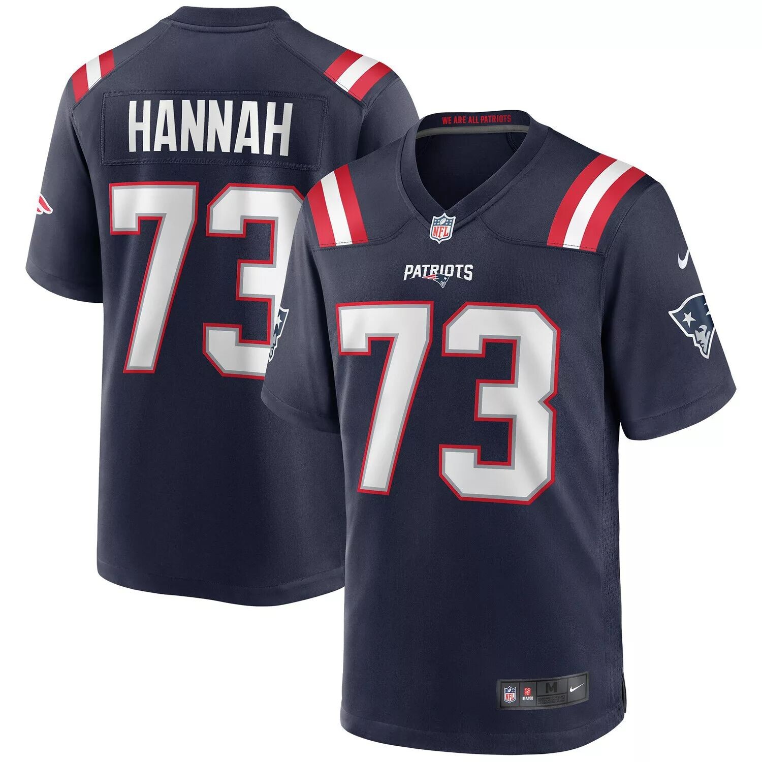 Мужская майка игрока в отставке John Hannah Navy New England Patriots Game Nike
Мужская майка игрока в отставке John Hannah Navy New England Patriots Game Nike