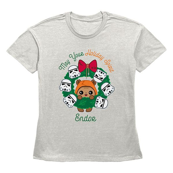 Женская футболка с принтом May Your Holiday Spirit Endor Star Wars
Женская футболка с принтом May Your Holiday Spirit Endor Star Wars