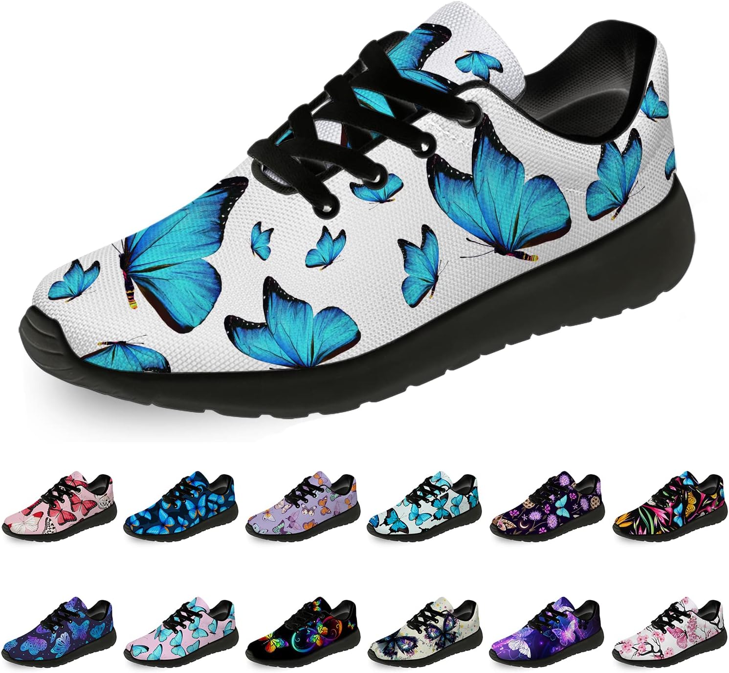 Кроссовки с бабочками для женщин и мужчин, легкие для бега, прогулок и тенниса, женские и мужские кеды, обувь с бабочками, подарки Horethy, синий
Кроссовки с бабочками для женщин и мужчин, легкие для бега, прогулок и тенниса, женские и мужские кеды, обувь с бабочками, подарки Horethy, синий