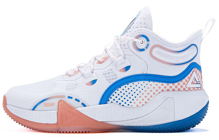 Баскетбольные кроссовки мужские среднего размера, большие, белые/розовые Peak
Баскетбольные кроссовки мужские среднего размера, большие, белые/розовые Peak