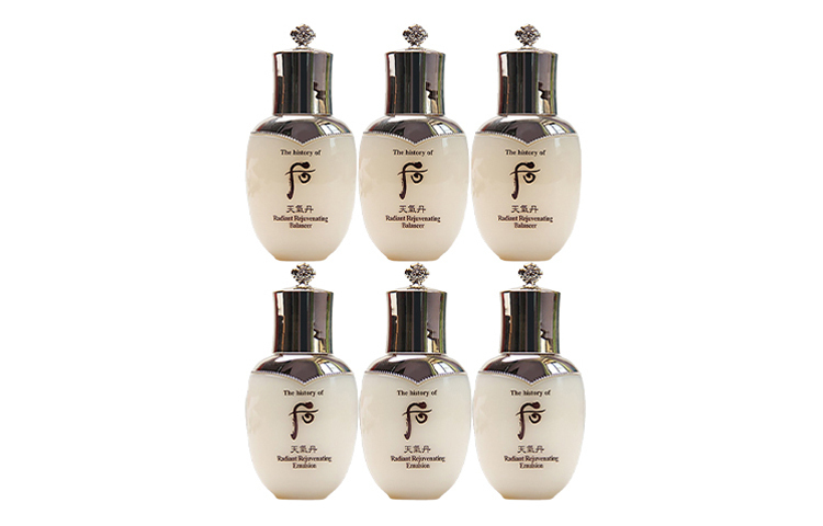 Набор уходовой косметики TQDan для питания, увлажнения и гидратации 25мл*3+25мл*3 The History Of Whoo
Набор уходовой косметики TQDan для питания, увлажнения и гидратации 25мл*3+25мл*3 The History Of Whoo