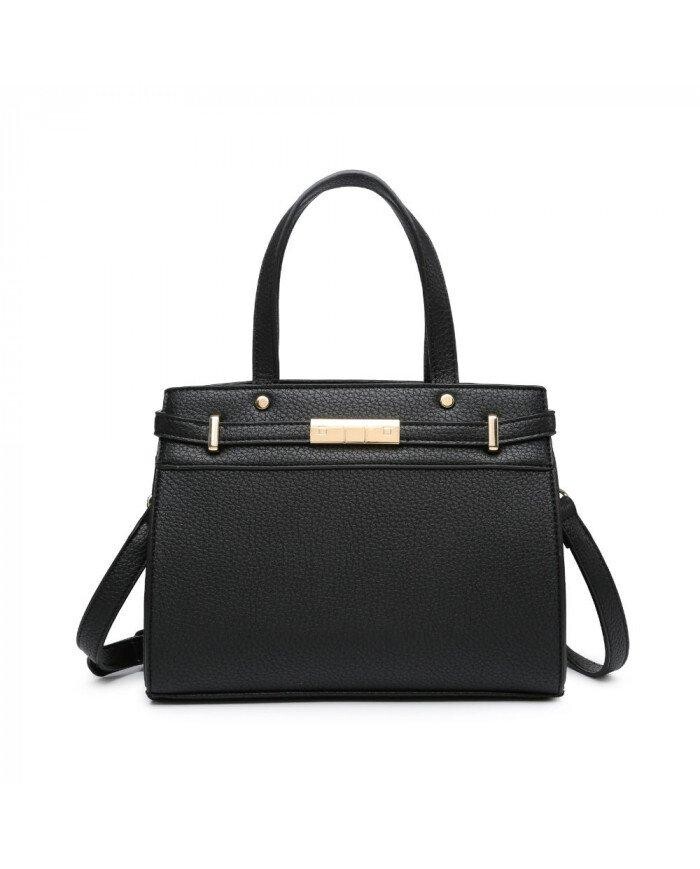 Мини-сумка-тоут/сумка с застежкой-молнией сверху JFY, черный
Мини-сумка-тоут/сумка с застежкой-молнией сверху JFY, черный