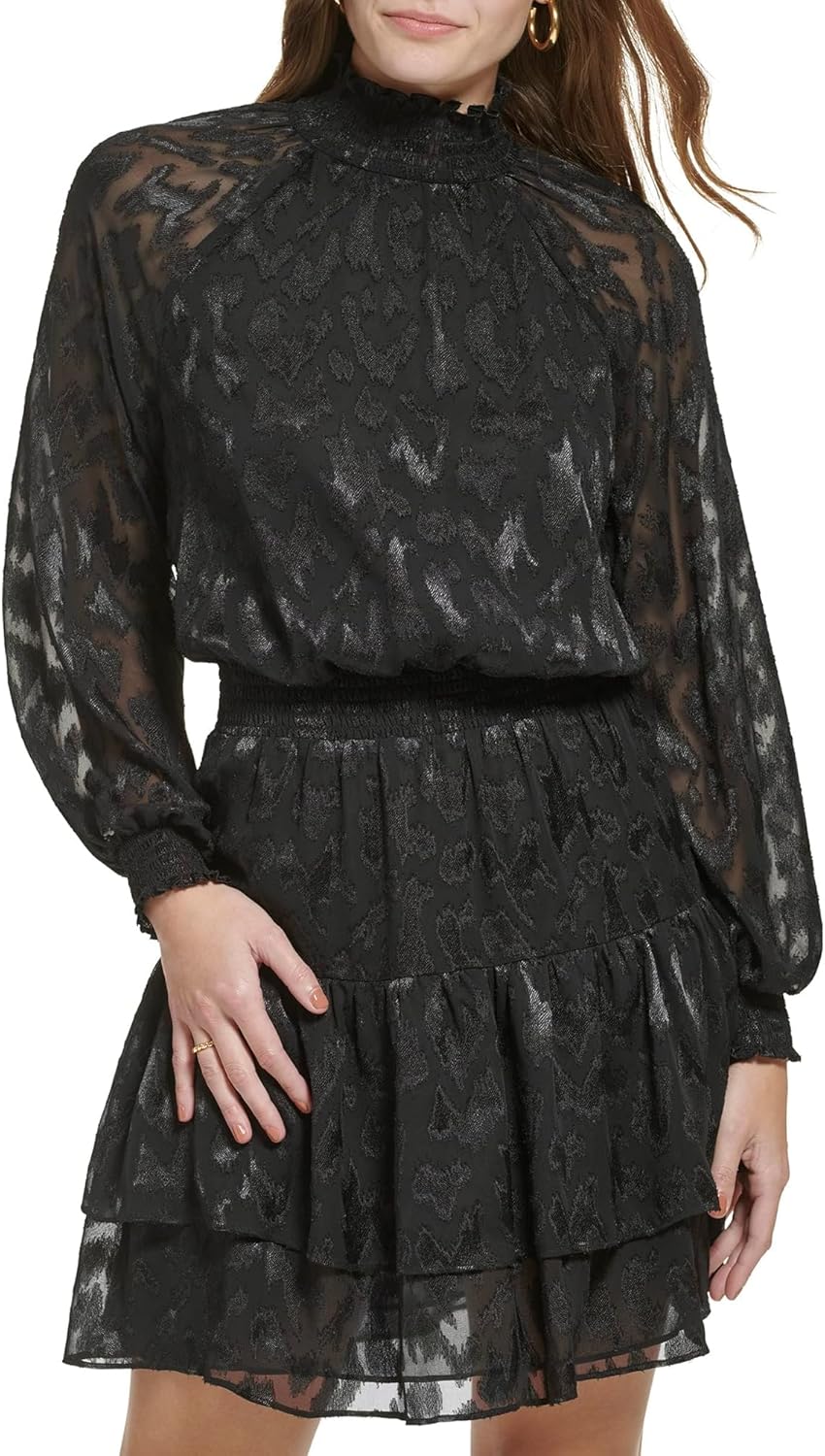 Платье Calvin Klein с длинными рукавами и высоким воротником, Black
Платье Calvin Klein с длинными рукавами и высоким воротником, Black