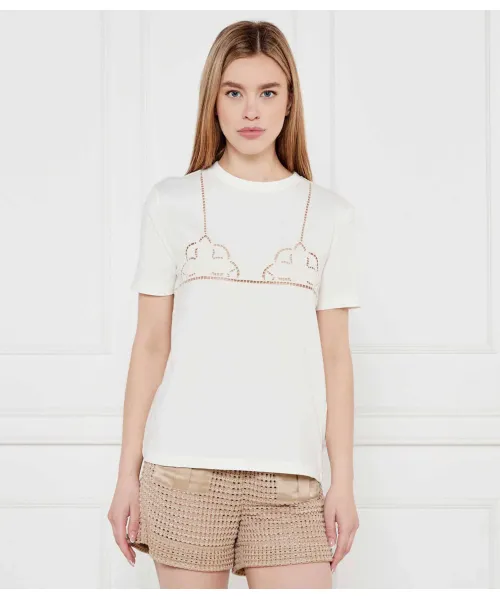 Футболка Regular fit Twin-Set, белый
Футболка Regular fit Twin-Set, белый