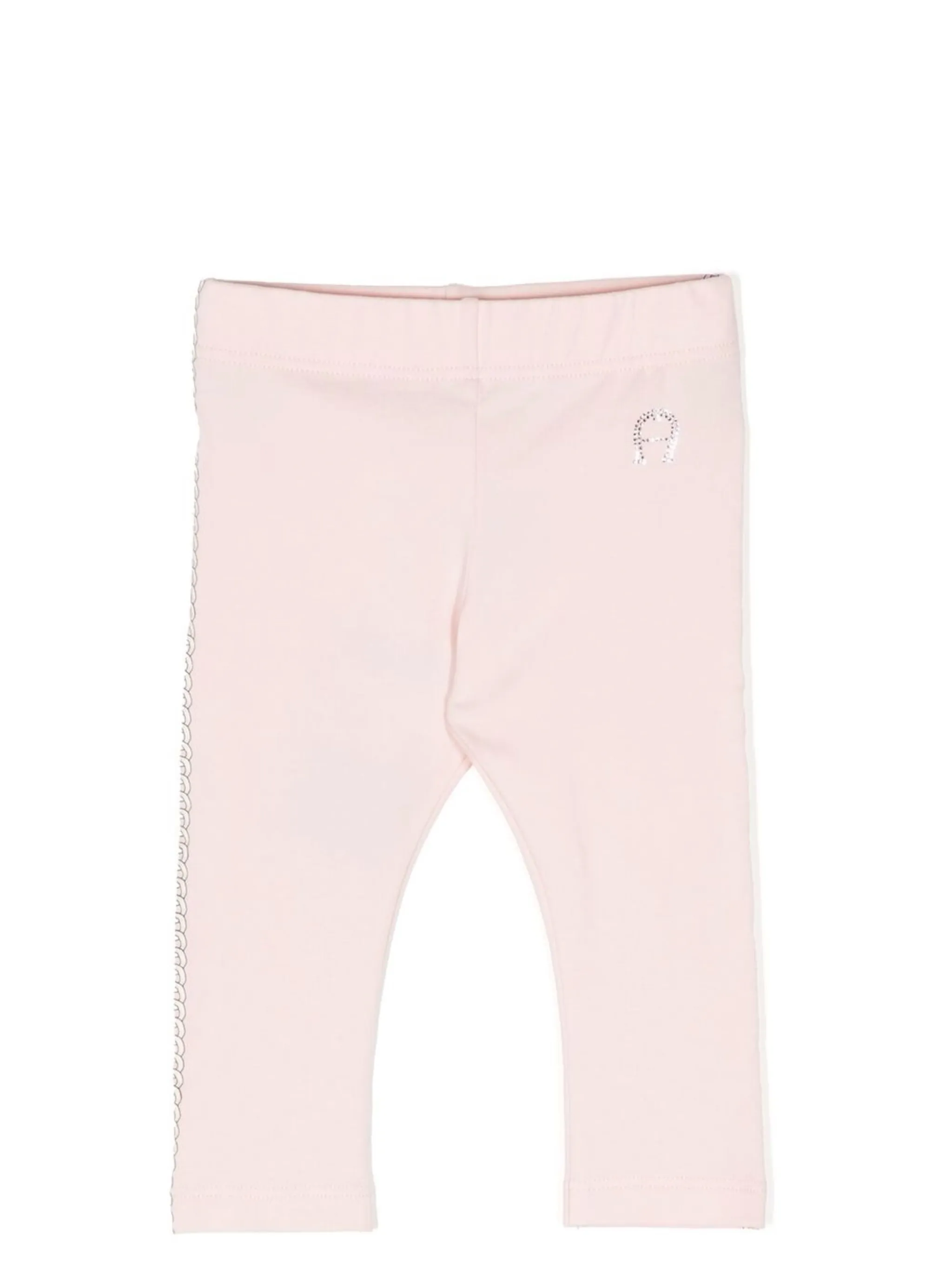 Брюки с логотипом из страз Aigner Kids, розовый
Брюки с логотипом из страз Aigner Kids, розовый