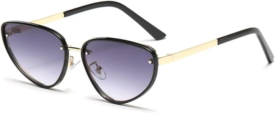 Защитные очки, модные металлические солнцезащитные очки «кошачий глаз» для женщин и мужчин, панк-очки «кошачий глаз», модные черные очки для женщин KTUCN, Gold Black
Защитные очки, модные металлические солнцезащитные очки «кошачий глаз» для женщин и мужчин, панк-очки «кошачий глаз», модные черные очки для женщин KTUCN, Gold Black