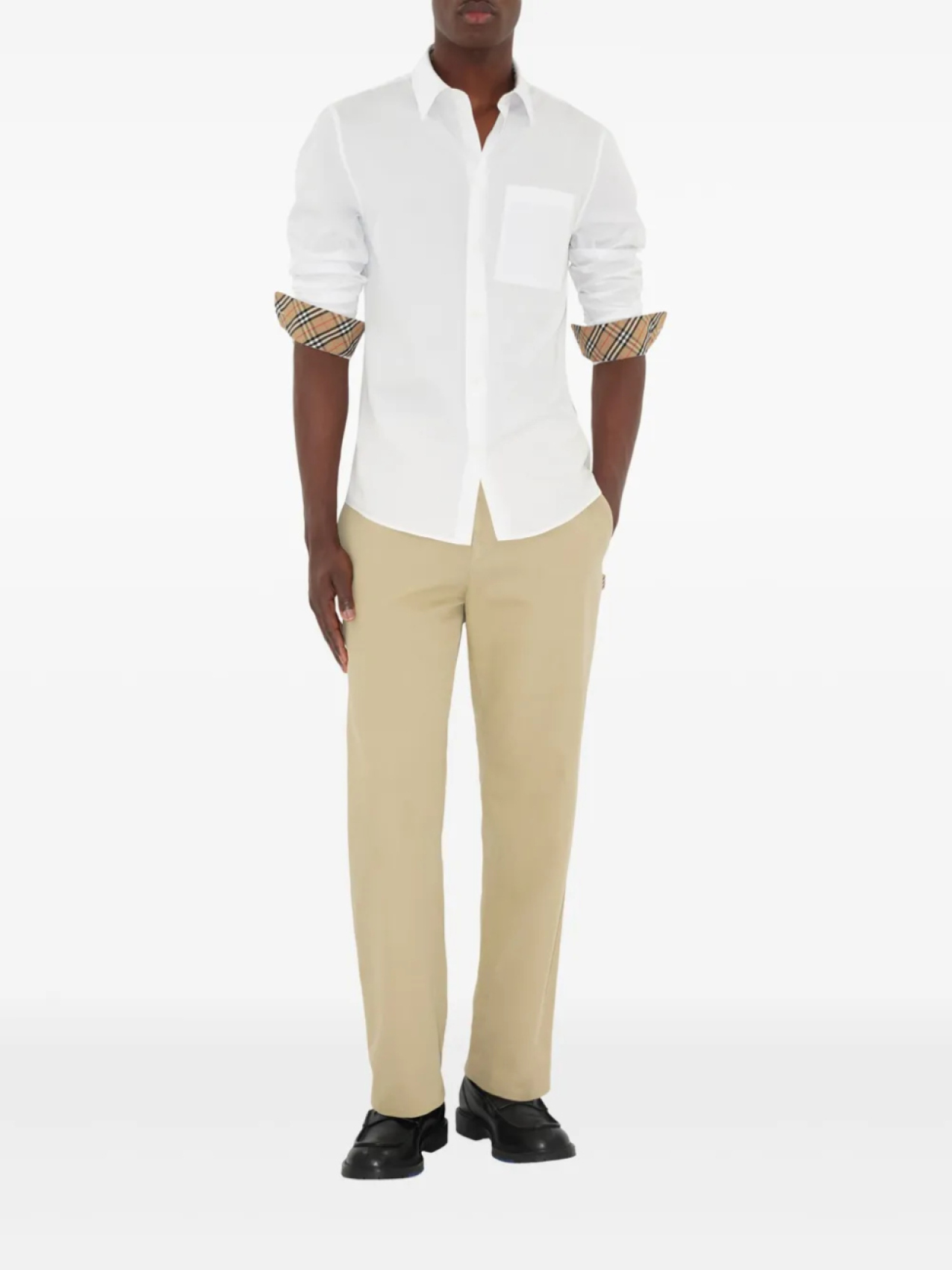 Рубашка Burberry из хлопкового поплина, белый
Рубашка Burberry из хлопкового поплина, белый