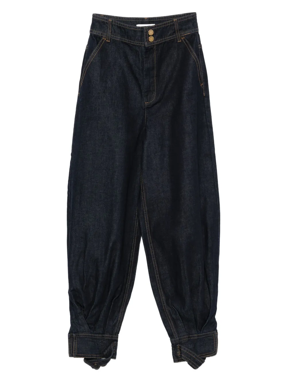 Джинсы с гипнотическими манжетами-баллонами ZIMMERMANN, синий
Джинсы с гипнотическими манжетами-баллонами ZIMMERMANN, синий