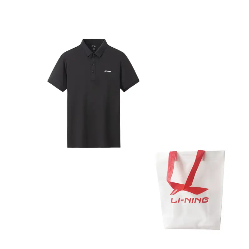 LINING Унисекс поло черное
LINING Унисекс поло черное