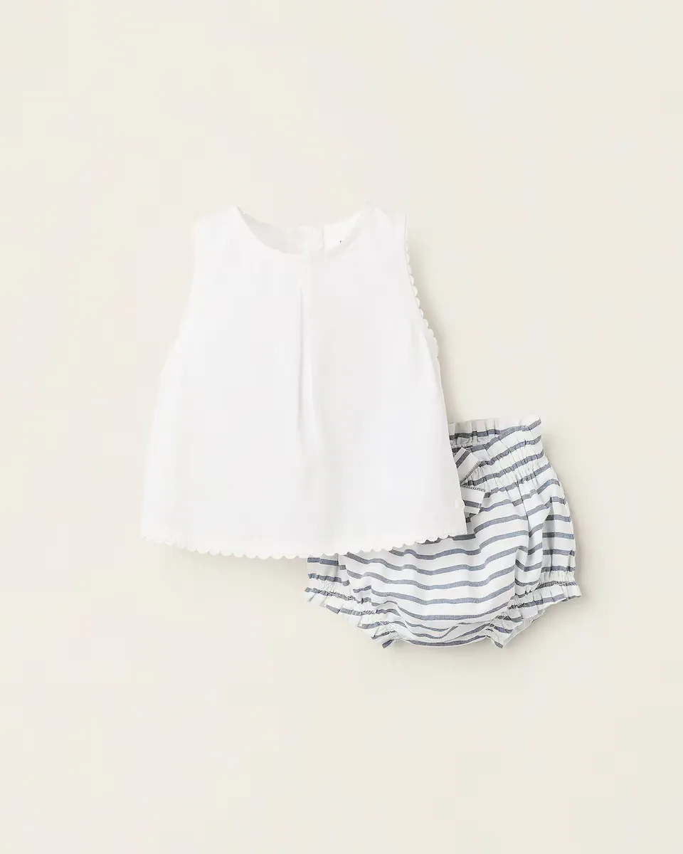 Детский комплект для девочки 100% хлопок с боди и нагрудником Zippy, белый
Детский комплект для девочки 100% хлопок с боди и нагрудником Zippy, белый