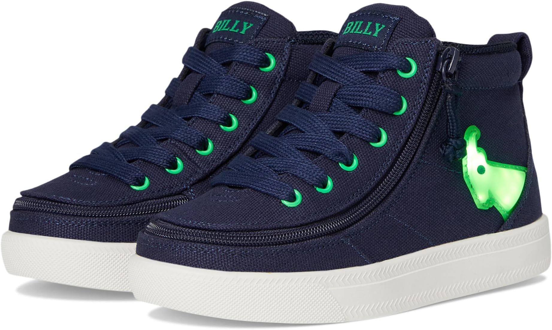 Кроссовки BILLY Footwear Kids Light Ups BILLY Classic D|R High, Navy/Green
Кроссовки BILLY Footwear Kids Light Ups BILLY Classic D|R High, Navy/Green