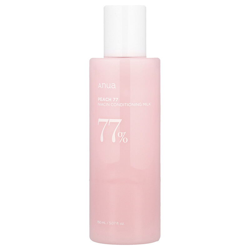 Anua, Молочко для кондиционирования с 77% ниацином, персик, 150 мл (5,07 жидк. Унции) 
Anua, Молочко для кондиционирования с 77% ниацином, персик, 150 мл (5,07 жидк. Унции)